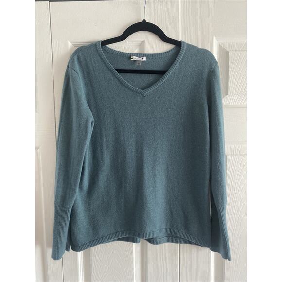 Smartwool Womens Medium V Neck‎ Sweater Merino Blend Outdoorcore Camp Cozy - Picture 1 of 5
